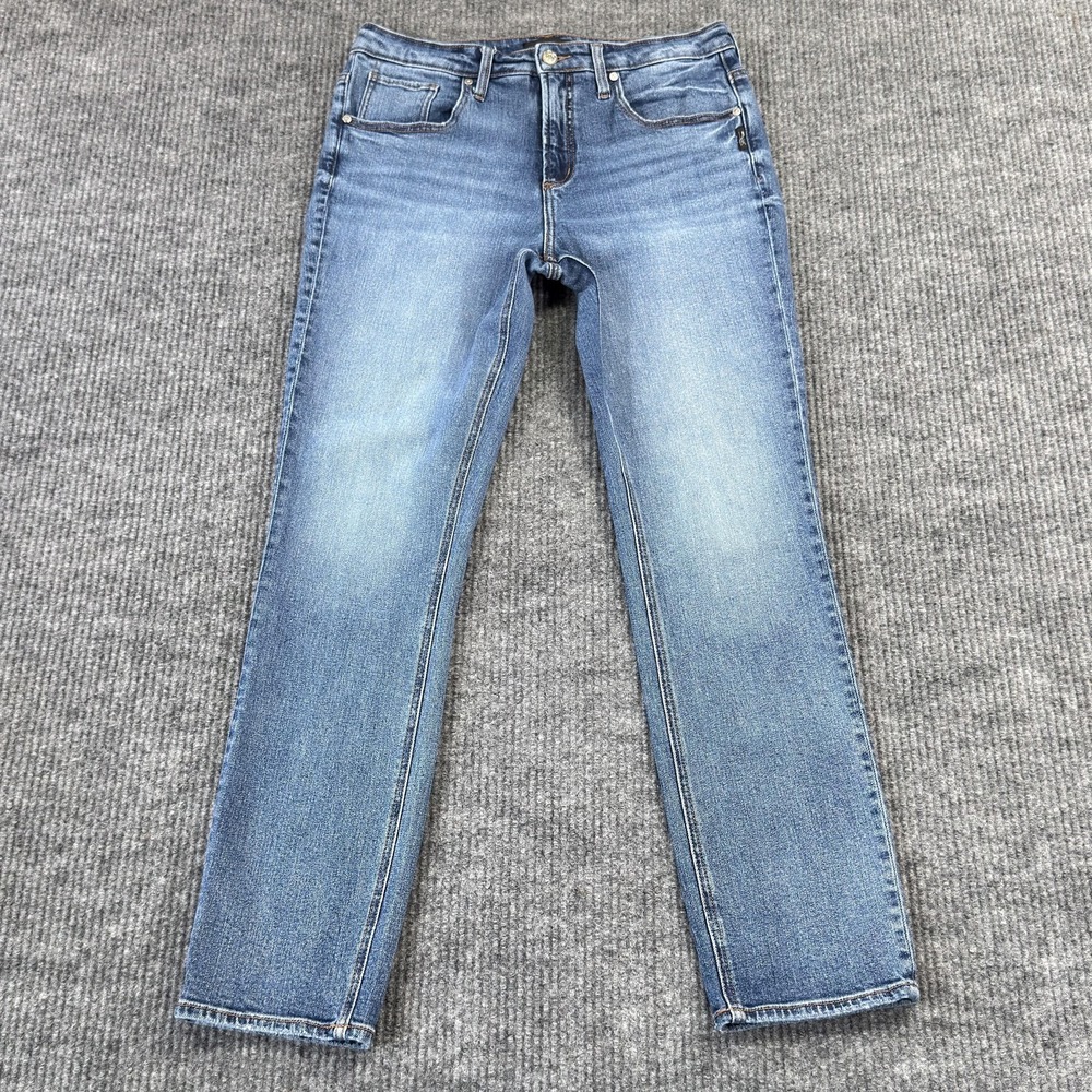 Silver Jeans Co Beau Jeans Womens 30x28 Blue Medium Wash Mid Rise Stretch Denim